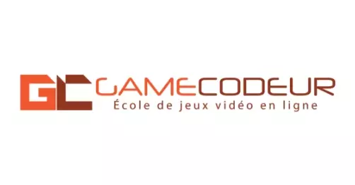 Logo of the online video game school Game Codeur