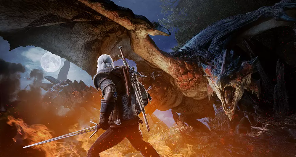 Capture d'écran du jeu vidéo The Witcher